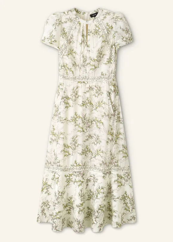 Shadow Berry Print Maxi Dress