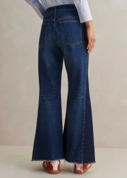 Short Length Split Seam Flare Jean