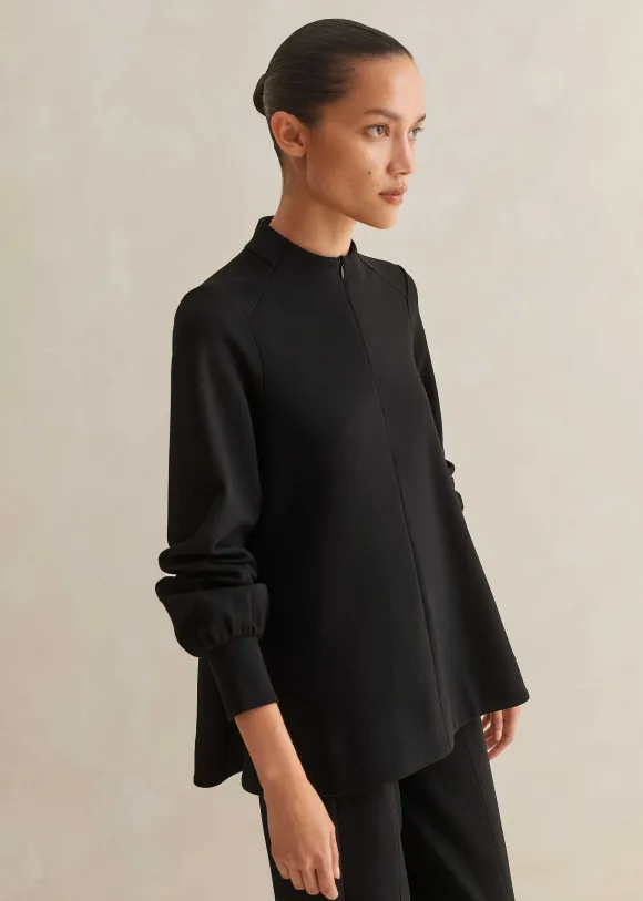 Short Length Travel Tailoring Wide-Leg Palazzo Co-Ord