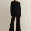 Short Travel Tailoring Kick Flare Trouser Co-Ord