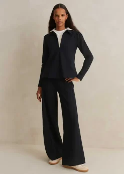 Short-Length Travel Tailoring Palazzo Co-Ord