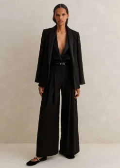 Short-Length Wide-Leg Forever Tux Trouser