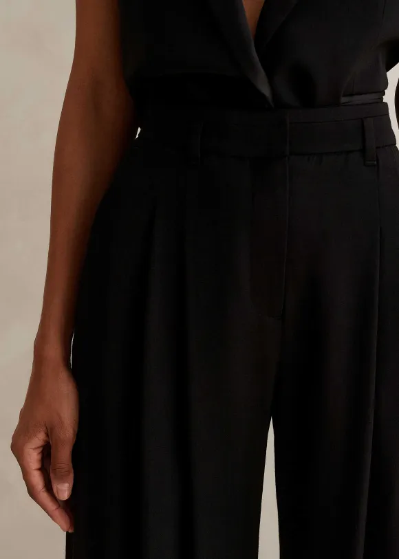 Short-Length Wide-Leg Forever Tux Trouser