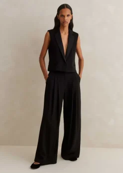Short-Length Wide-Leg Forever Tux Trouser