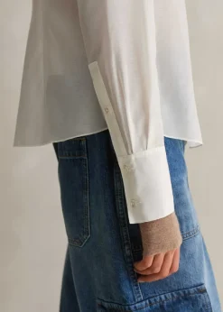Silk Cotton Layering Shirt