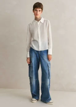 Silk Cotton Layering Shirt