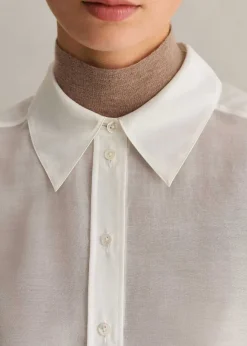 Silk Cotton Layering Shirt