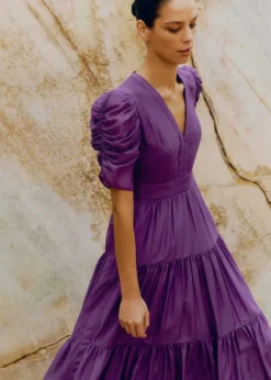 Silk Cotton Maxi Dress