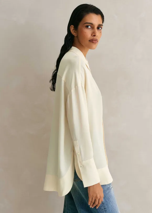 Silk Oversized Shirt