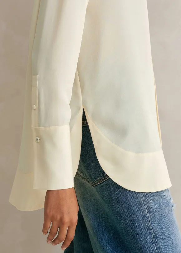 Silk Oversized Shirt