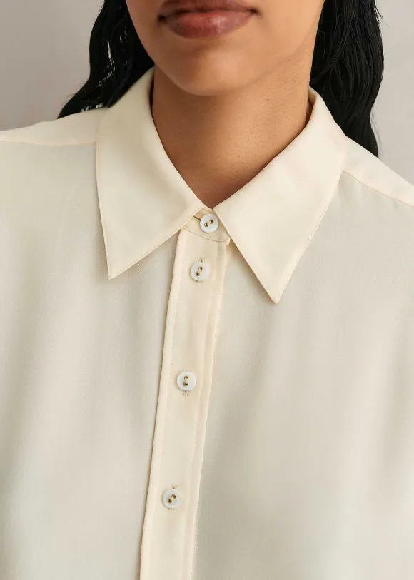Silk Oversized Shirt