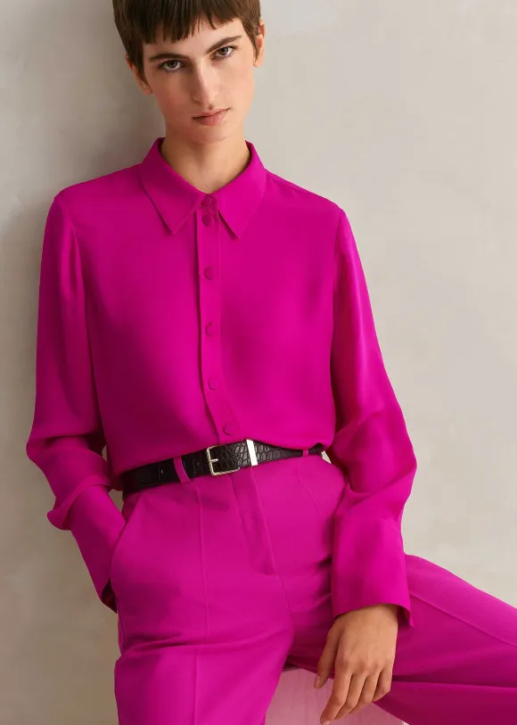 Silk Pop Colour Shirt