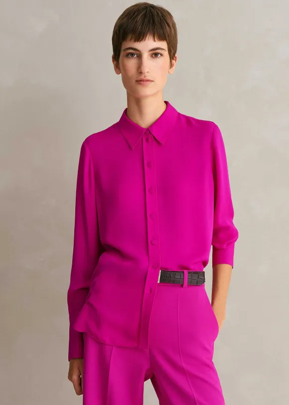 Silk Pop Colour Shirt