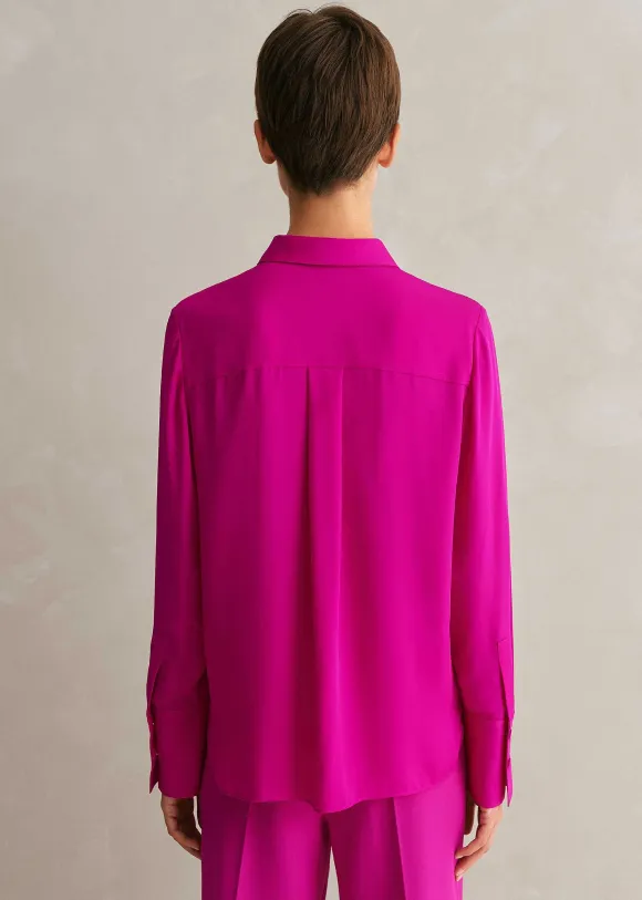 Silk Pop Colour Shirt