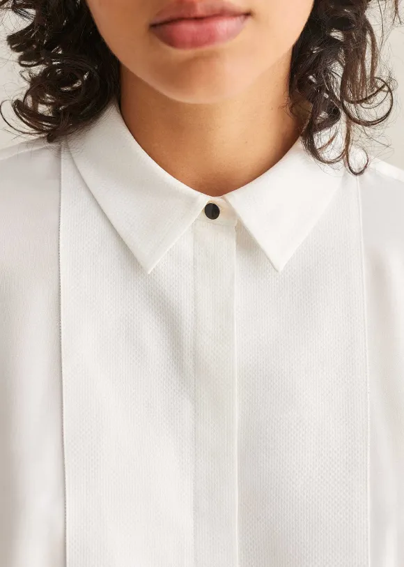 Silk Tux Shirt