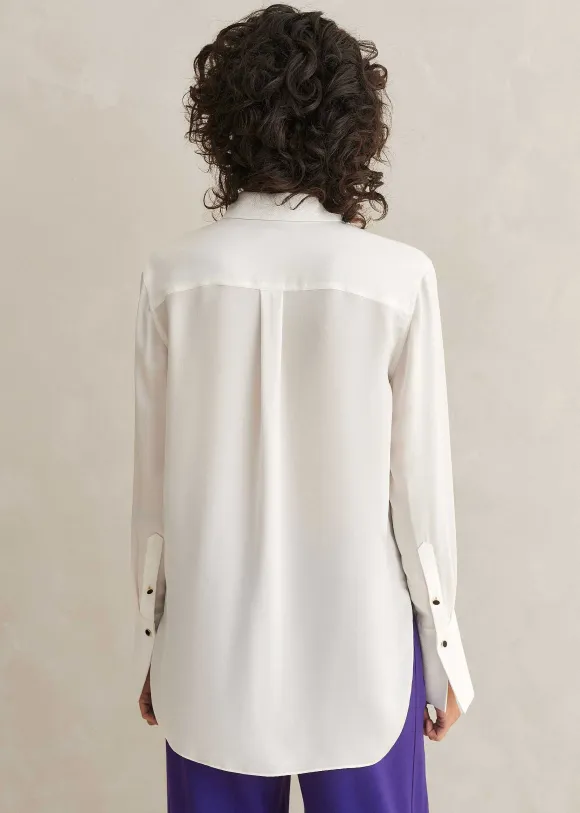 Silk Tux Shirt