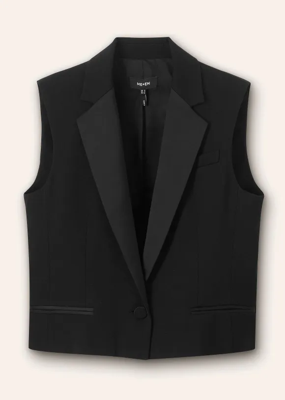 Sleeveless Tux Jacket