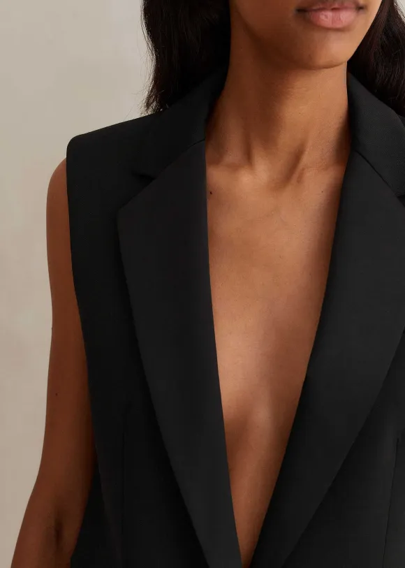 Sleeveless Tux Jacket