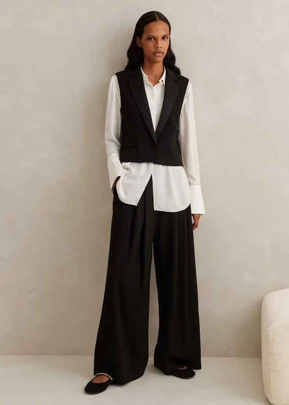 Sleeveless Tux Jacket