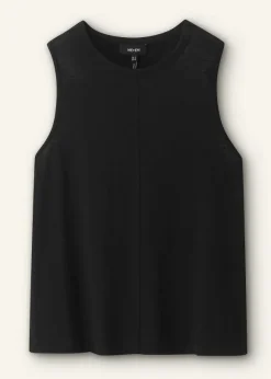 Slub Crew Neck Swing Vest