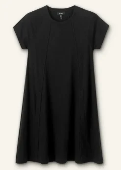 Slub Jersey Raglan Seam Short Swing Dress