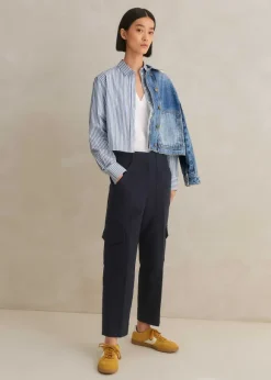 Smart Cargo Slim Crop Trouser