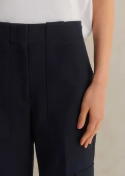 Smart Cargo Slim Crop Trouser