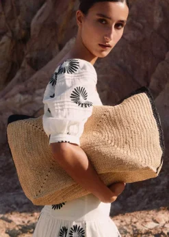 Soft Raffia Tote