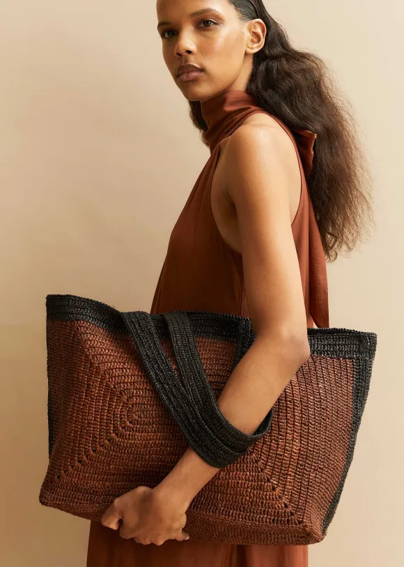 Soft Raffia Tote