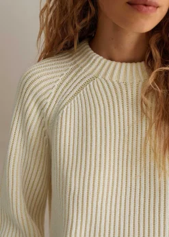 Soft-Touch Cotton Rib Weekend Jumper