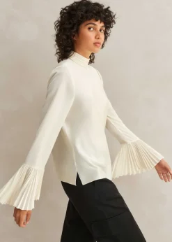 Statement Pleat Sleeve Top
