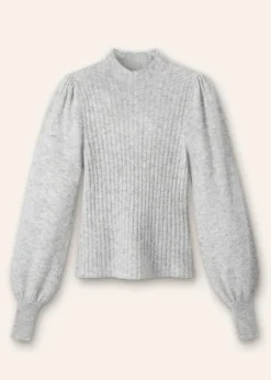 Superfine Alpaca Pouf Sleeve Jumper