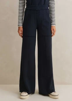 Sweatshirting Wide-Leg Trouser