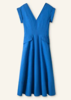 Tailored Flare Midi Dress