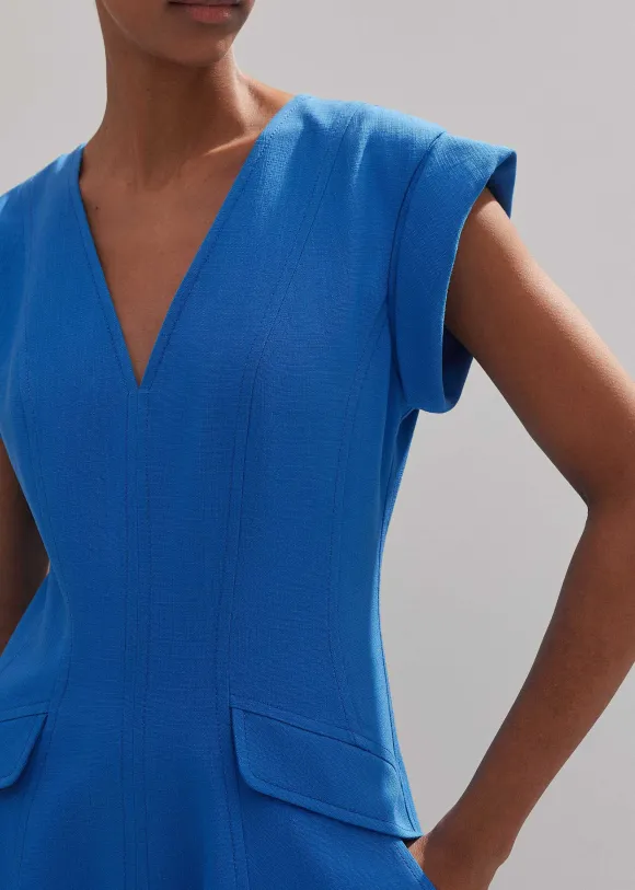 Tailored Flare Midi Dress
