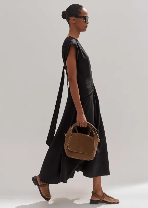 Tailored Flare Midi Dress