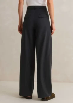 Tailored Wide Tapered Trouser + Belt