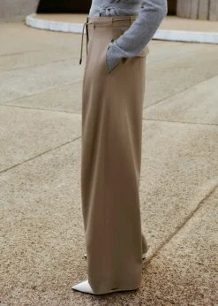 Tailored Wide Tapered Trouser + Belt