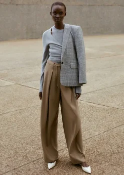 Tailored Wide Tapered Trouser + Belt