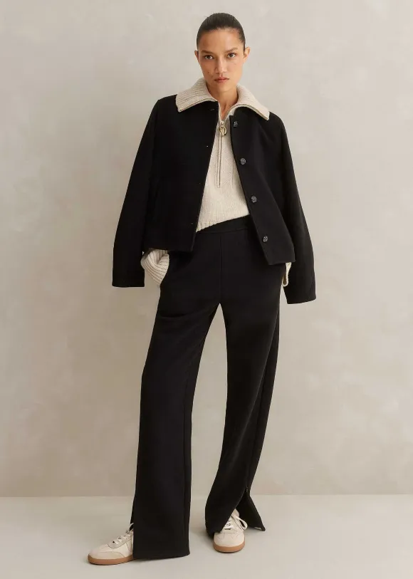 Tapered Sweatshirting Track Pant