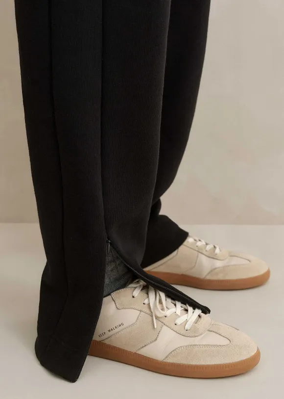 Tapered Sweatshirting Track Pant