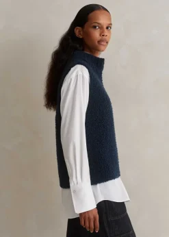 Teddy Merino Boucl Zip Vest