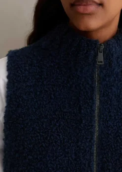 Teddy Merino Boucl Zip Vest