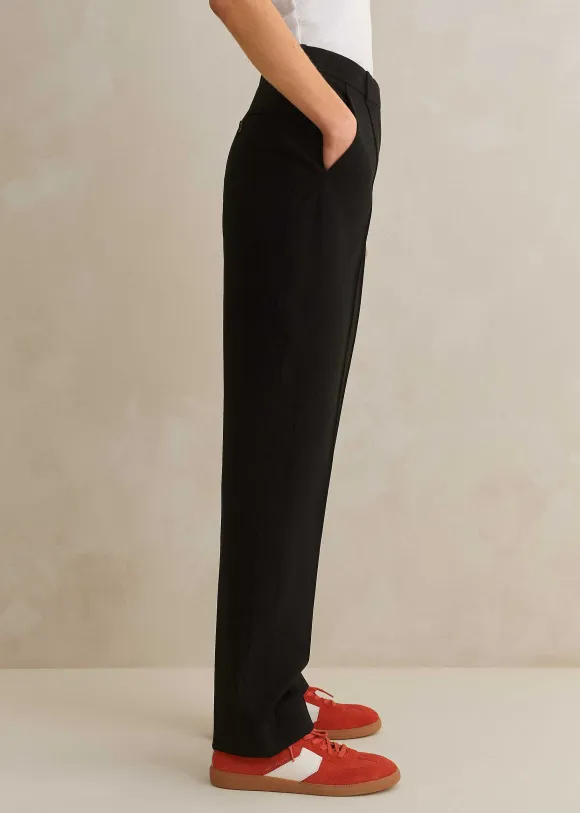 Textured Boyish Cigarette Pant