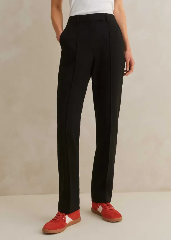 Textured Boyish Cigarette Pant