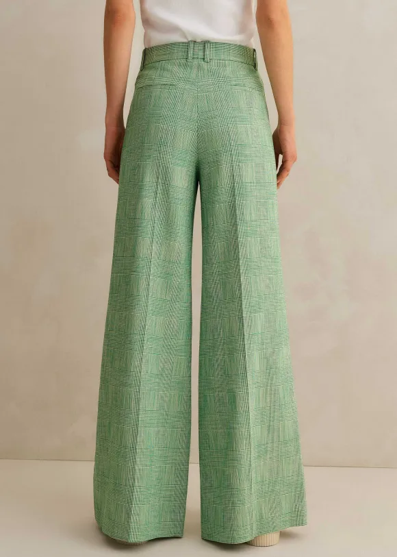 Textured Prince Of Wales Check Man Pant
