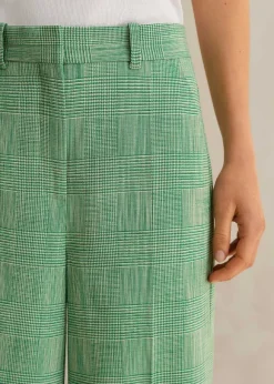 Textured Prince Of Wales Check Man Pant