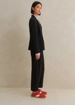 Textured Tailoring Tapered Trouser Suit