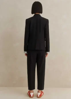 Textured Tailoring Tapered Trouser Suit
