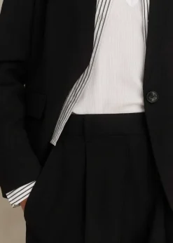 Textured Tailoring Tapered Trouser Suit
